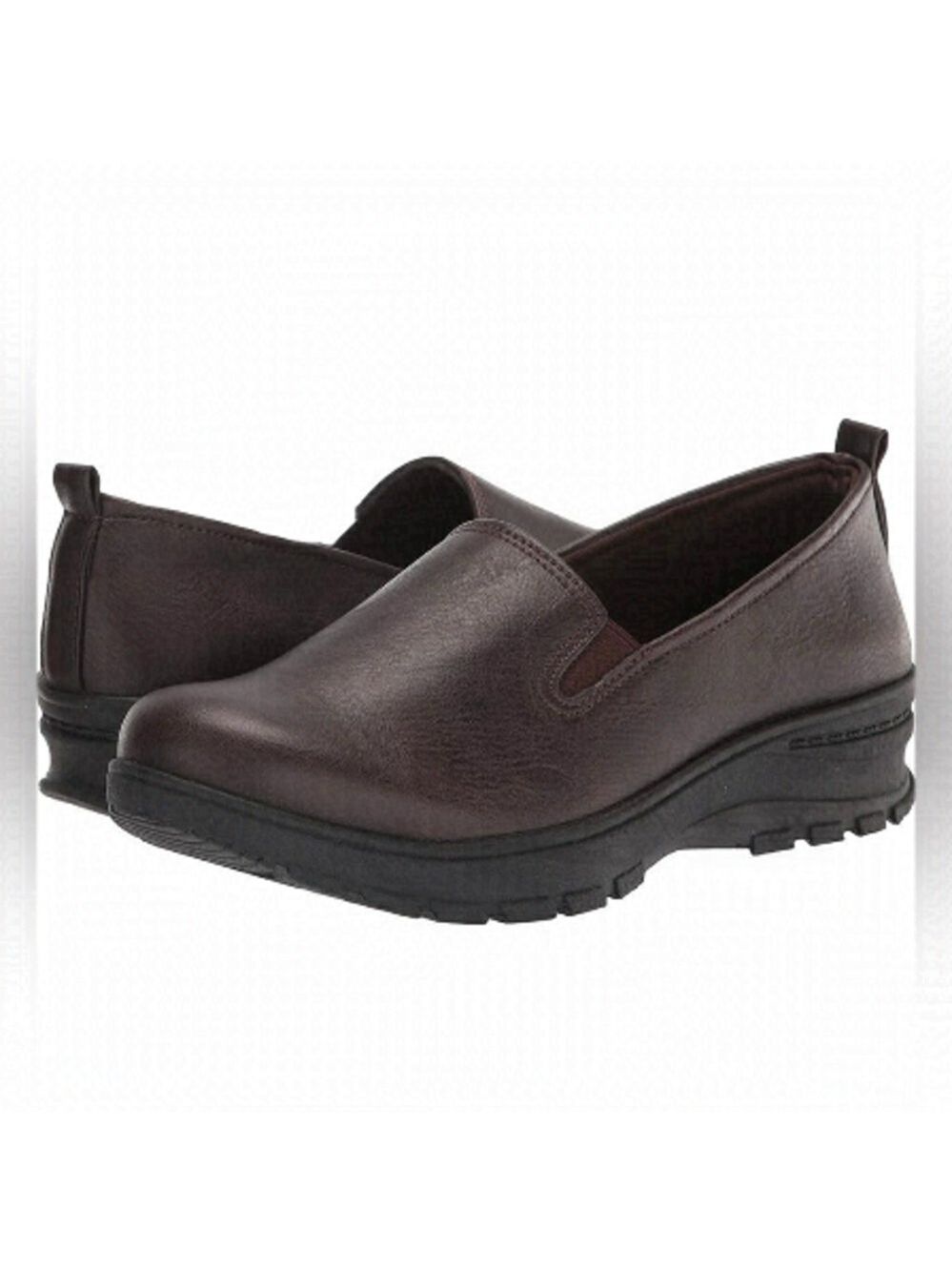 NEW Easy Street Juanita Flat Sneaker In Brown